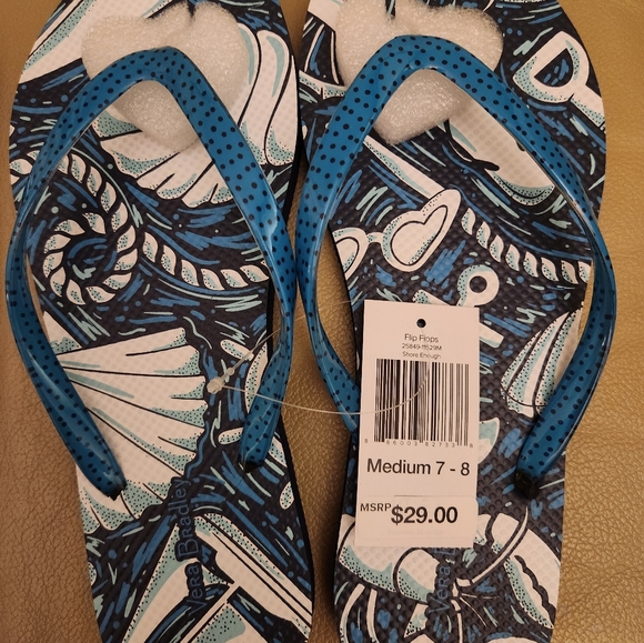 Vera Bradley Flip Flops - 2 pairs BUNDLE, NWT - Picture 2 of 5